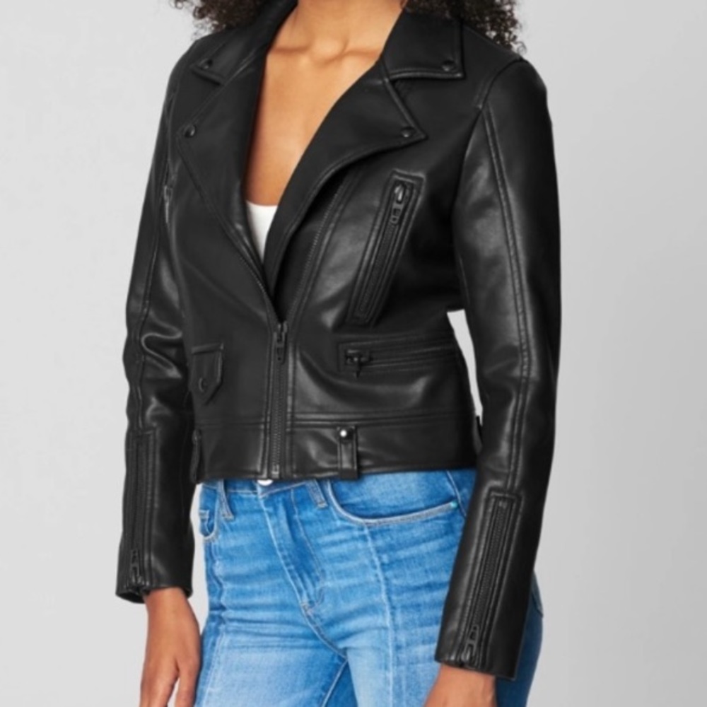 BLANK NYC Vegan leather jacket size XS